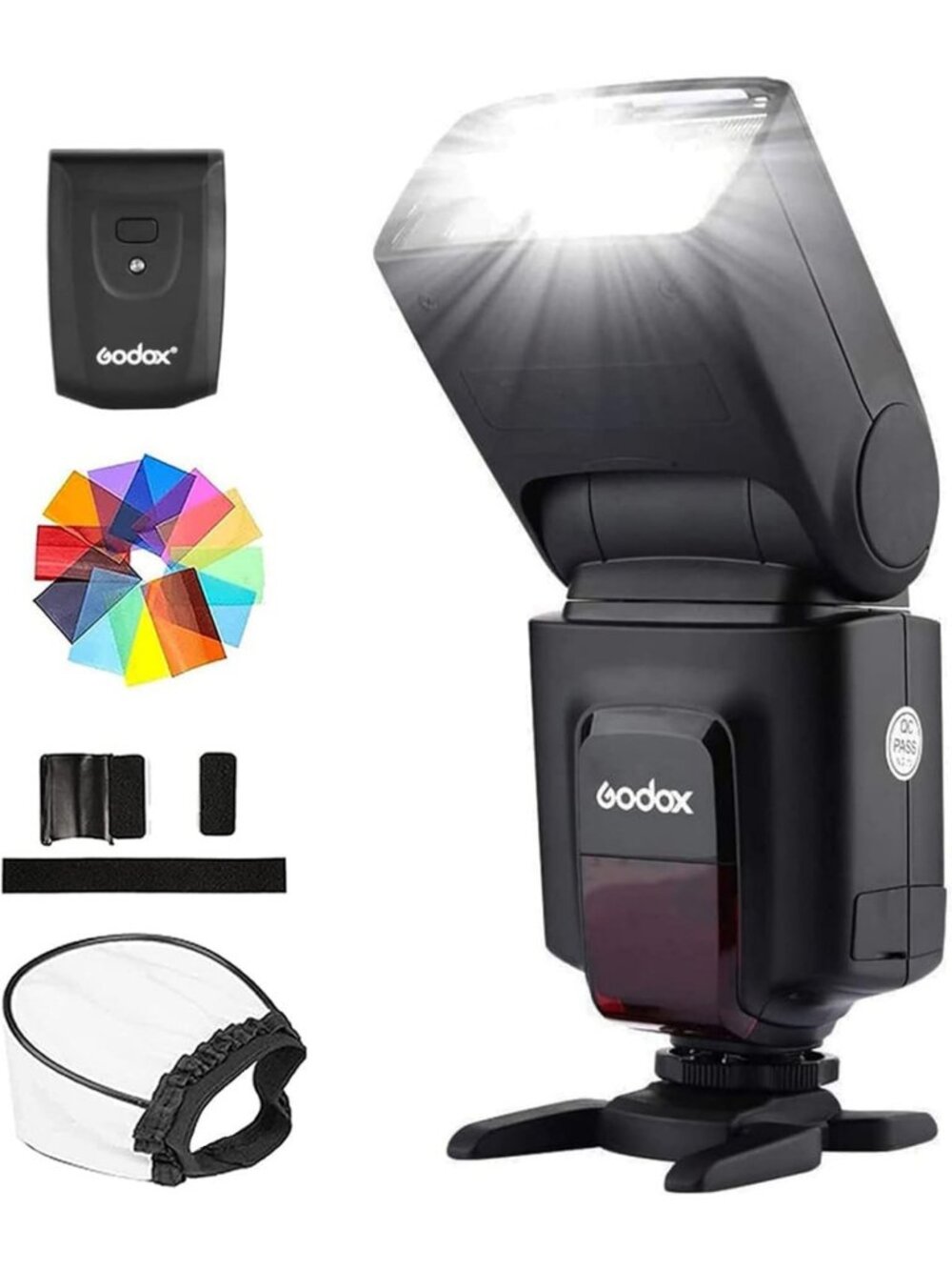 Universal Hot Shoe Wireless Flash Speedlite for DSLR Cameras - TTL & High-Speed